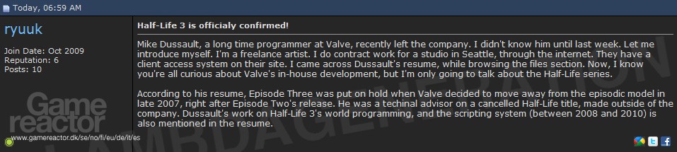 Re: Half-Life 3 confirmed? half life 3. Re: Half-Life 3 confirmed?