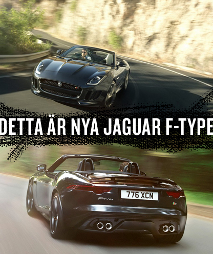 Jaguar F-Type uppvisad