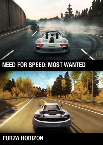Most Wanted vs Forza Horizon