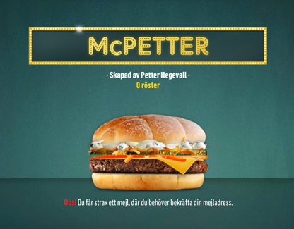 Rösta på McPetter™