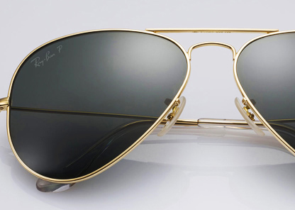 Ray-Bans i 18 karats guld