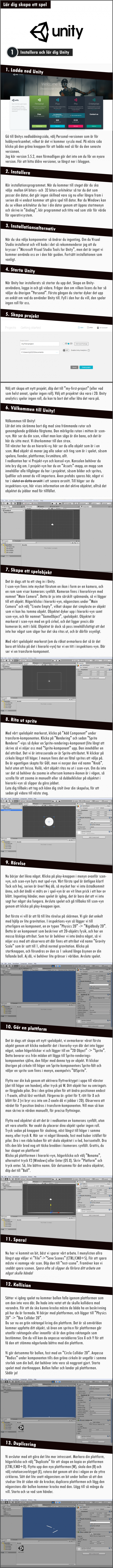 (Omarbetad) Lär dig skapa ett spel #1 - Installera och lär dig Unity