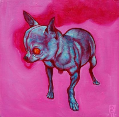 Hellhound - Akrylmålning