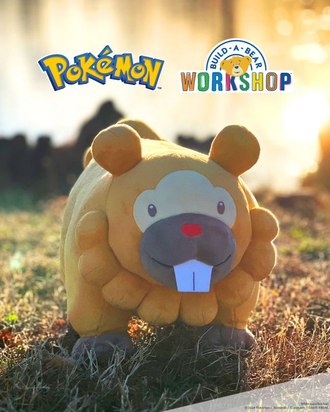 Bidoff är den senaste Pokémon som ansluter sig till Build-A-Bears plyschsortiment