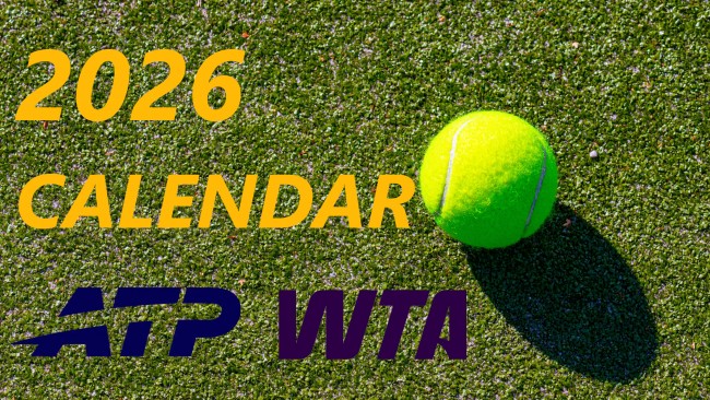 Tenniskalender 2026: datum för alla Grand Slams, ATP och WTA Masters 1000 år 2026