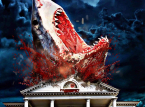 En man f&ouml;rvandlas till ett blodt&ouml;rstigt havsmonster i Amityville Shark House