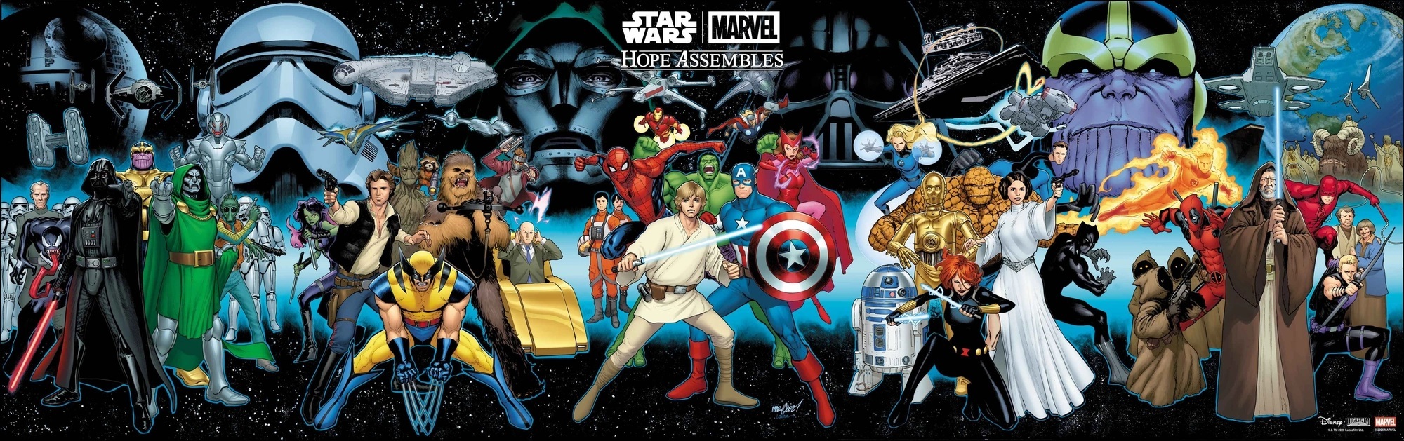 Marvel och Star Wars förenas i en episk crossover