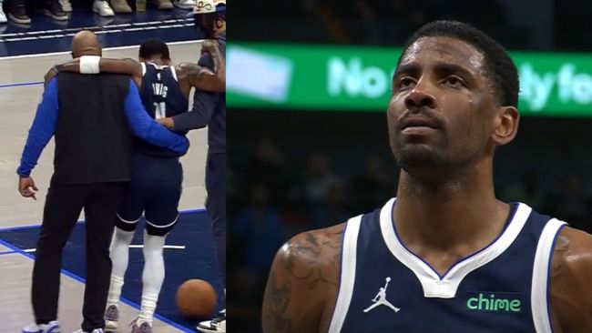 Mäktigt ögonblick i NBA: Kyrie Irving väljer att ta frikast trots att hon har en skada som avslutar säsongen