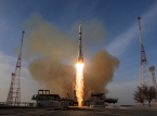 Soyuz-uppskjutningen skickar amerikansk och rysk bes&auml;ttning till den internationella rymdstationen