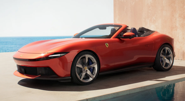 Här är din första titt på Ferrari Amalfi Spider