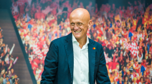 Pierluigi Collina förklarar domarbeslut i matchen Argentina mot Egypten: Ingen foul på Salah, 