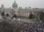 I Belgrad sker den största protesten mot regeringen på årtionden