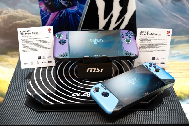 MSI lanserar uppdaterade bärbara datorer och en ny version av Claw