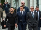 Europeiska ledare m&ouml;ter Zelensky i Berlin