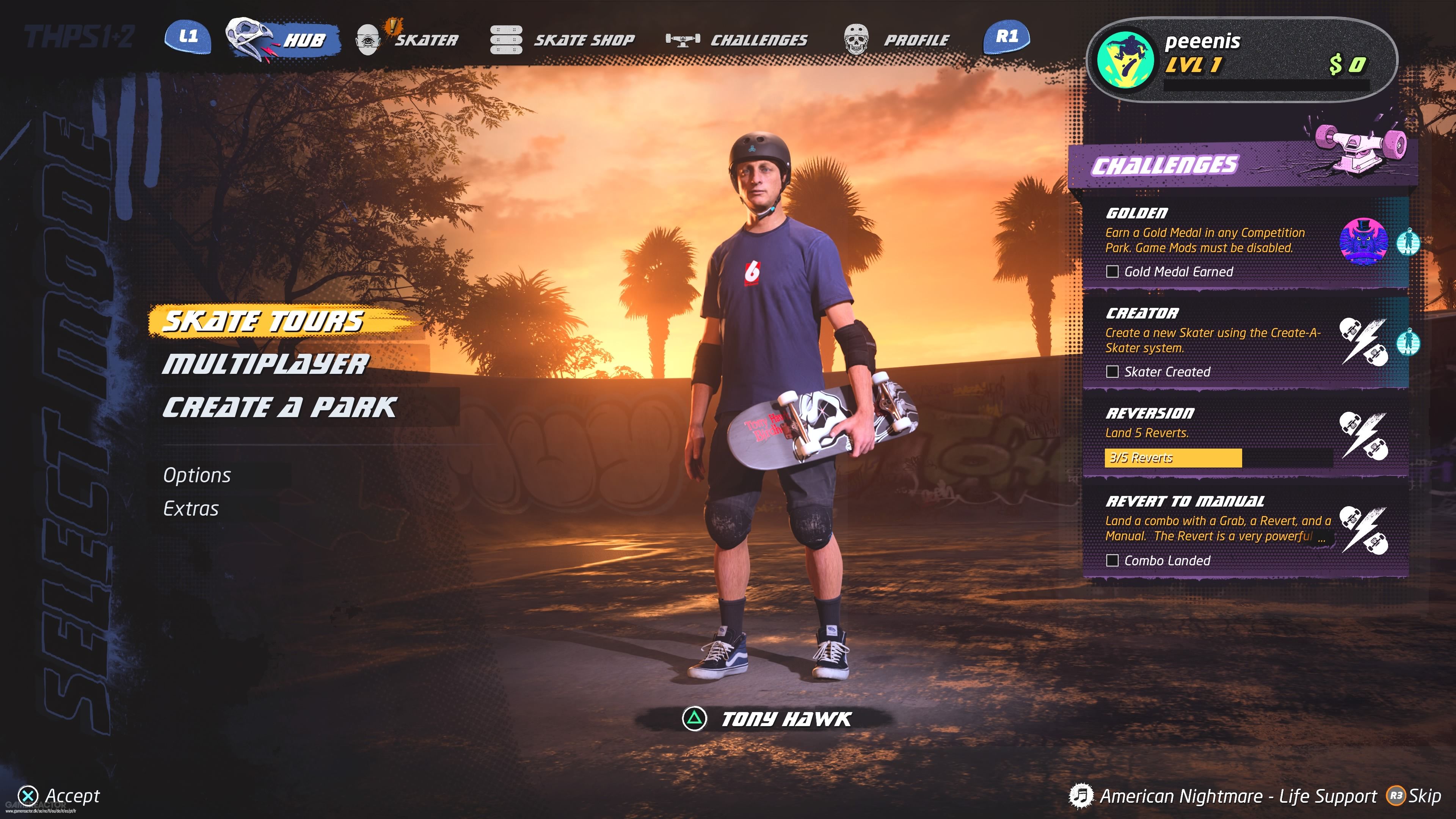 Tony Hawk's Pro Skater 1 + 2
