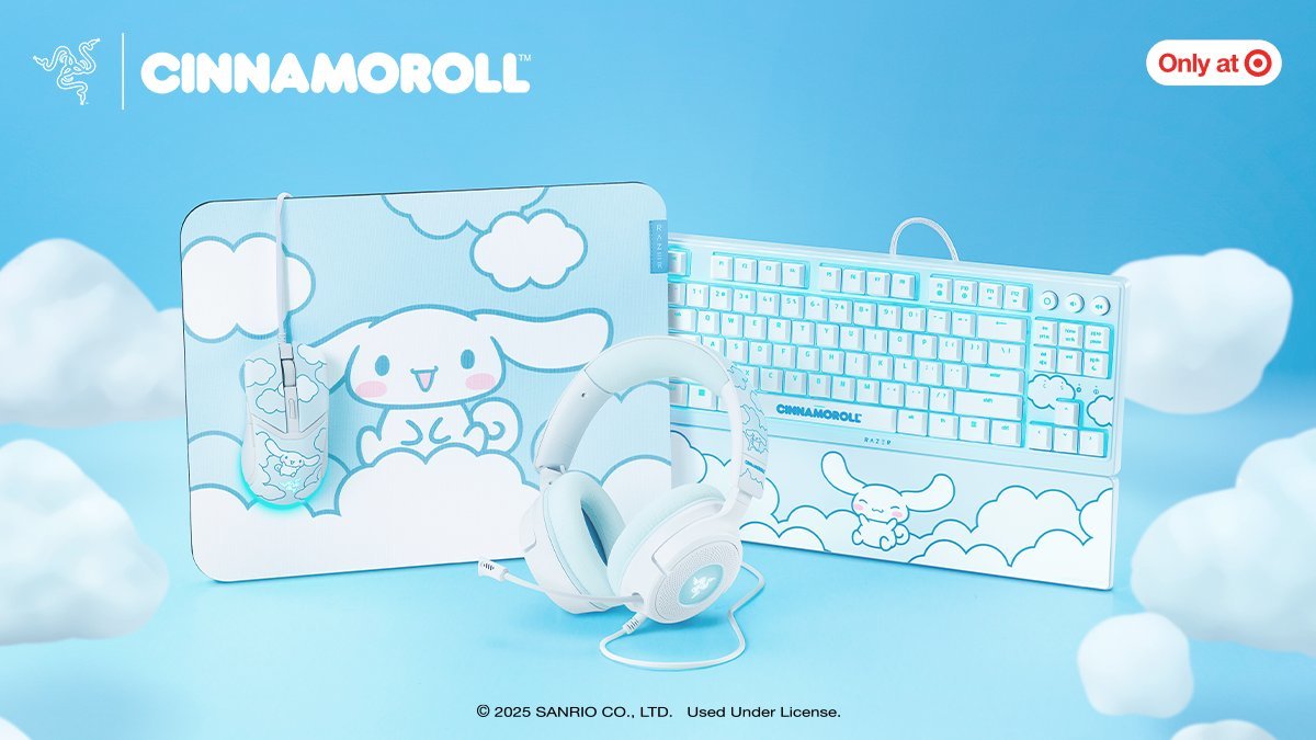 Razer presenterar nya Cinnamoroll-kringutrustning