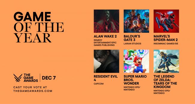 Här är alla vinnarna från The Game Awards 2023