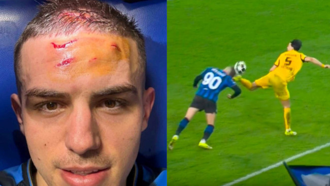 Atalantas Nikola Krstović visar pannan efter en dramatisk straff i sista minuten mot BVB