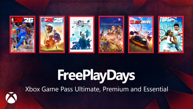 Sex 2K Games-titlar kan spelas gratis med Xbox Game Pass i helgen