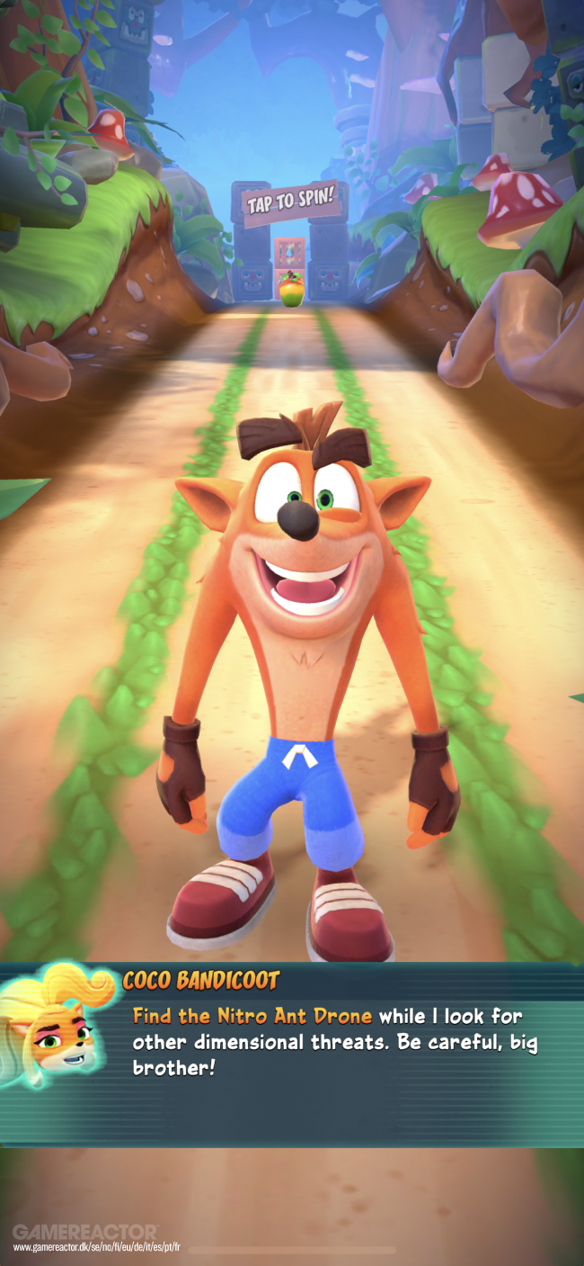 Crash Bandicoot On the Run Recension Gamereactor