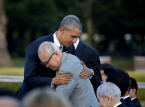 Hiroshima-&ouml;verlevaren omfamnad av Obama, Shigeaki Mori, avlider vid 88 &aring;rs &aring;lder