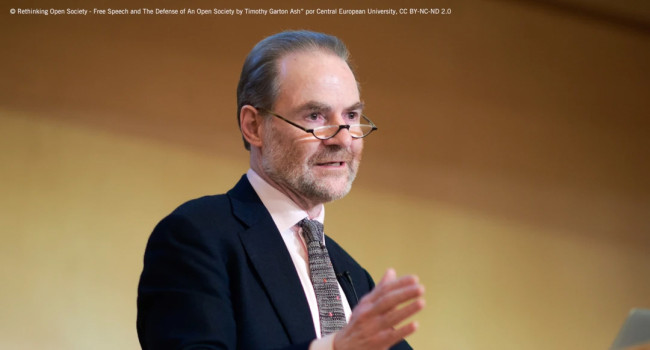 Den brittiske historikern Timothy Garton Ash vinner 2026 års Princess of Asturias Award för samhällsvetenskap