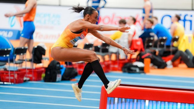 Ana Peleteiro vinner guldmedalj i tresteg vid inomhus-EM i friidrott
