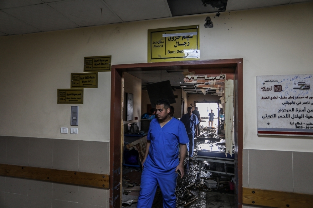 Dödlig israelisk attack träffar sjukhus i Gaza