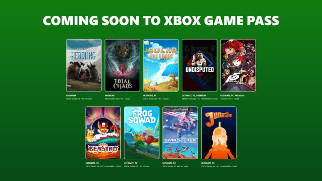 Det är dags för ännu en omgång nya tillskott till Game Pass