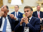 Macron och Merz diskuterar ett problematiskt jaktplan p&aring; 100 miljarder euro
