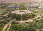 Saudiarabien presenterar den förvånansvärt naturinspirerade stadion som kommer vara värd för VM 2034