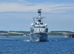 Storbritannien tittar p&aring; krigsfartyg som handlar med Danmark och Sverige