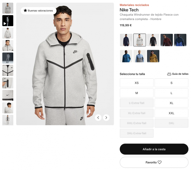 Nike säljer ut outfiten som Maduro bar efter att arresteringsbilder blev virala (Modell: Nike Tech)