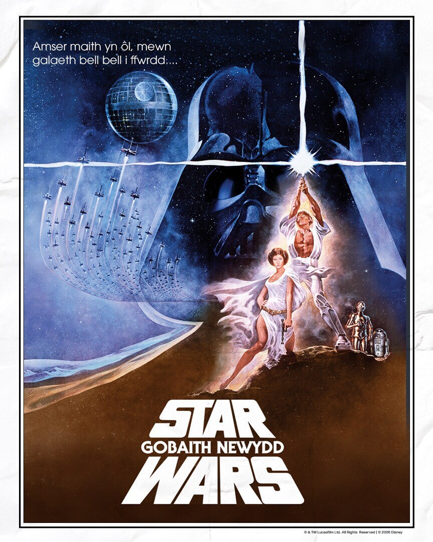 Star Wars: Episode IV - A New Hope ska dubbas till... walesiska