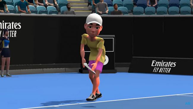 Australian Open sänds gratis på YouTube, men alla spelare ser ut som Wii-karaktärer