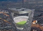 Saudiarabien avslöjar planer på att bygga en fotbollsstadion på toppen av en 350 meter hög skyskrapa