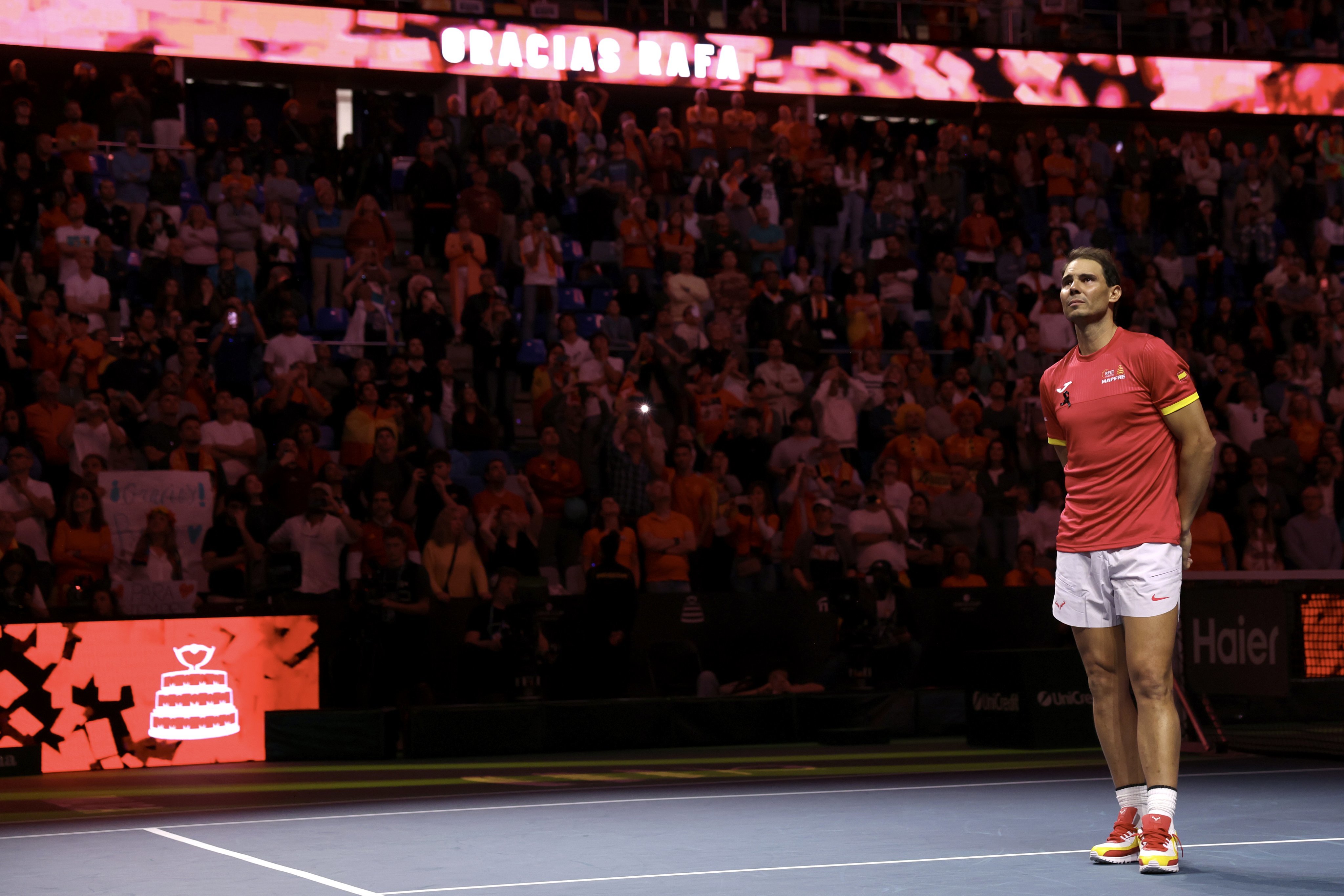 Nederländerna besegrar Spanien i Davis Cup och fullbordar Nadals bittra pensionering