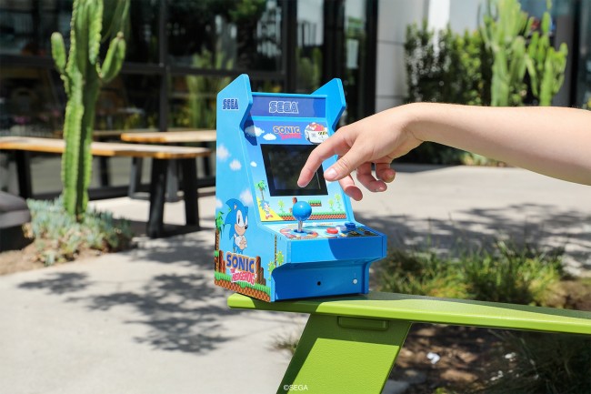 Sega och MyArcade utannonserar två Sonic-miniarkadmaskiner