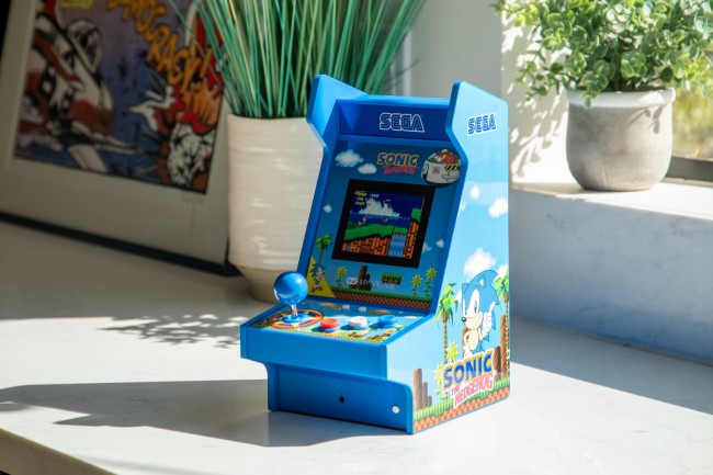Sega och MyArcade utannonserar två Sonic-miniarkadmaskiner