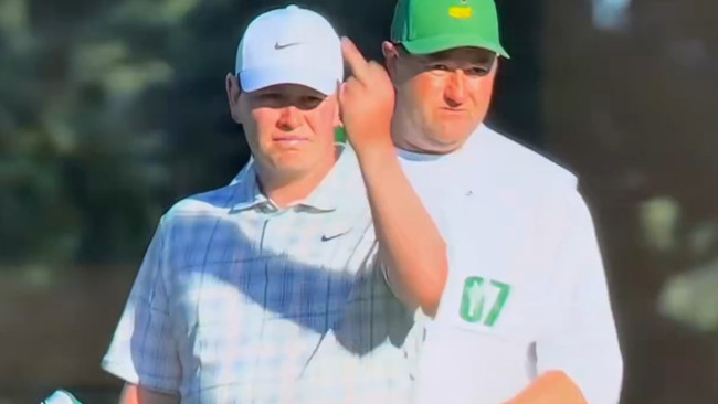 Den skotske golfaren Robert MacIntyre riskerar disciplinära åtgärder för ett sammanbrott vid Masters of Augusta