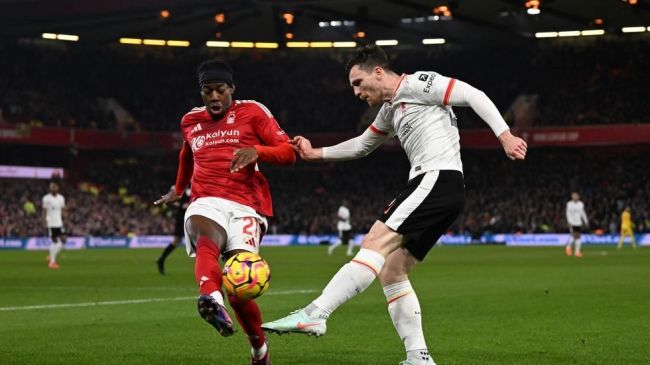 Premier League-racet öppnar upp efter att Nottingham Forest spelar oavgjort mot Liverpool 1-1 och passerar Arsenal