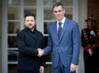 Zelensky bes&ouml;ker Madrid och Sanchez s&auml;ger "ingen kommer f&aring; oss att gl&ouml;mma vad som h&auml;nder i Ukraina"