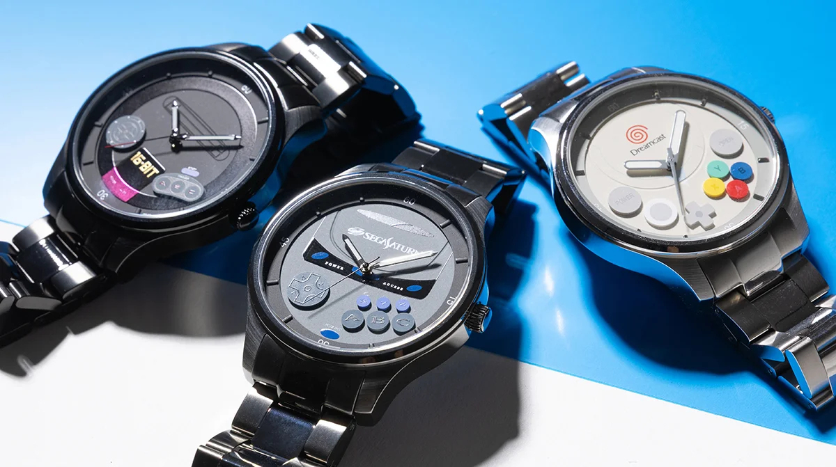 Sega lanserar retroinspirerade klockor med snygg konsoldesign