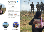 NBA-stj&auml;rnan Kyrie Irving &auml;ndrar profilbild i solidaritet med palestinska barn som hindrats fr&aring;n att g&aring; i skolan