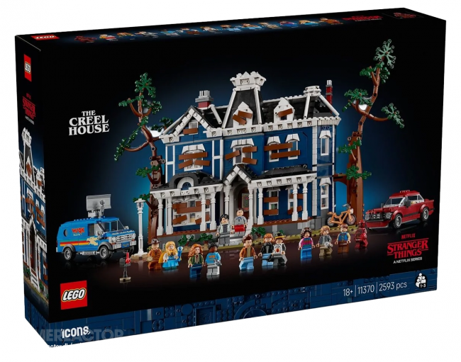 De första bilderna och detaljerna från Lego och Stranger Things megasetet 'The Creel House' läckte ut