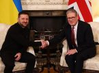 Zelenskyj får ett varmt välkomnande i London efter spänt möte i Vita huset
