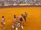 Portugisisk tjurf&auml;ktare st&aring;ngades ihj&auml;l av en tjur p&aring; 1 500 kg i Lissabon n&auml;r en &auml;ldre &aring;sk&aring;dare ocks&aring; dog n&auml;r han tittade p&aring;
