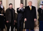 Macron s&auml;ger att Trumps fredsplan f&ouml;r Ukraina beh&ouml;ver ses &ouml;ver