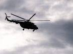 Ukrainsk dr&ouml;nare skjuter ner den ryska Mi-8-helikoptern i luften, 200 kilometer inne i Ryssland