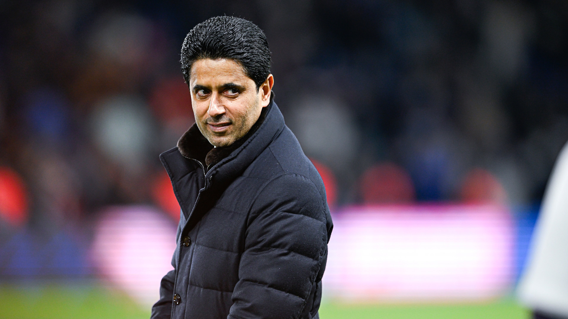 PSG:s ordförande Nasser al-Khelaifi, som anses vara den bästa kandidaten att ställa upp mot Infantino